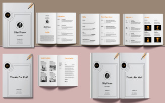 Professional Resuem Booklet Template