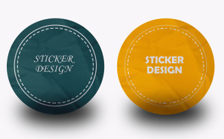 Sticker-Mockup-Template-Design-8 Product Mockup