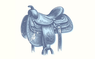 Western Saddle Sublimation, Vintage Western Png, Cowgirl Shirt Print, Retro Western Design, Horse