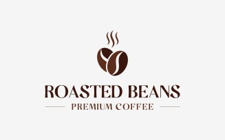 Coffee Beans Roasted Logo