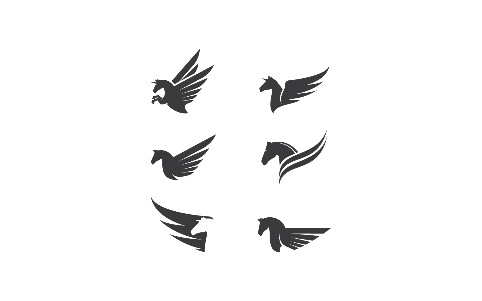 Horse Logo Template icon illustration design