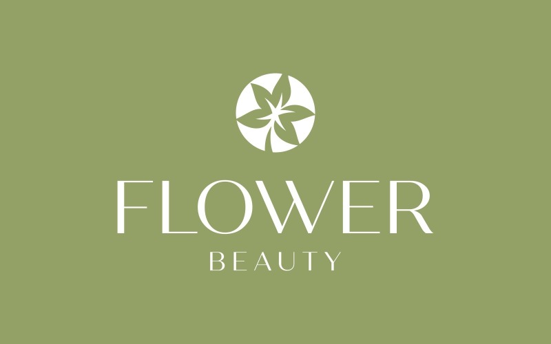 Jasmine Flower Beauty Spa Logo Logo Template