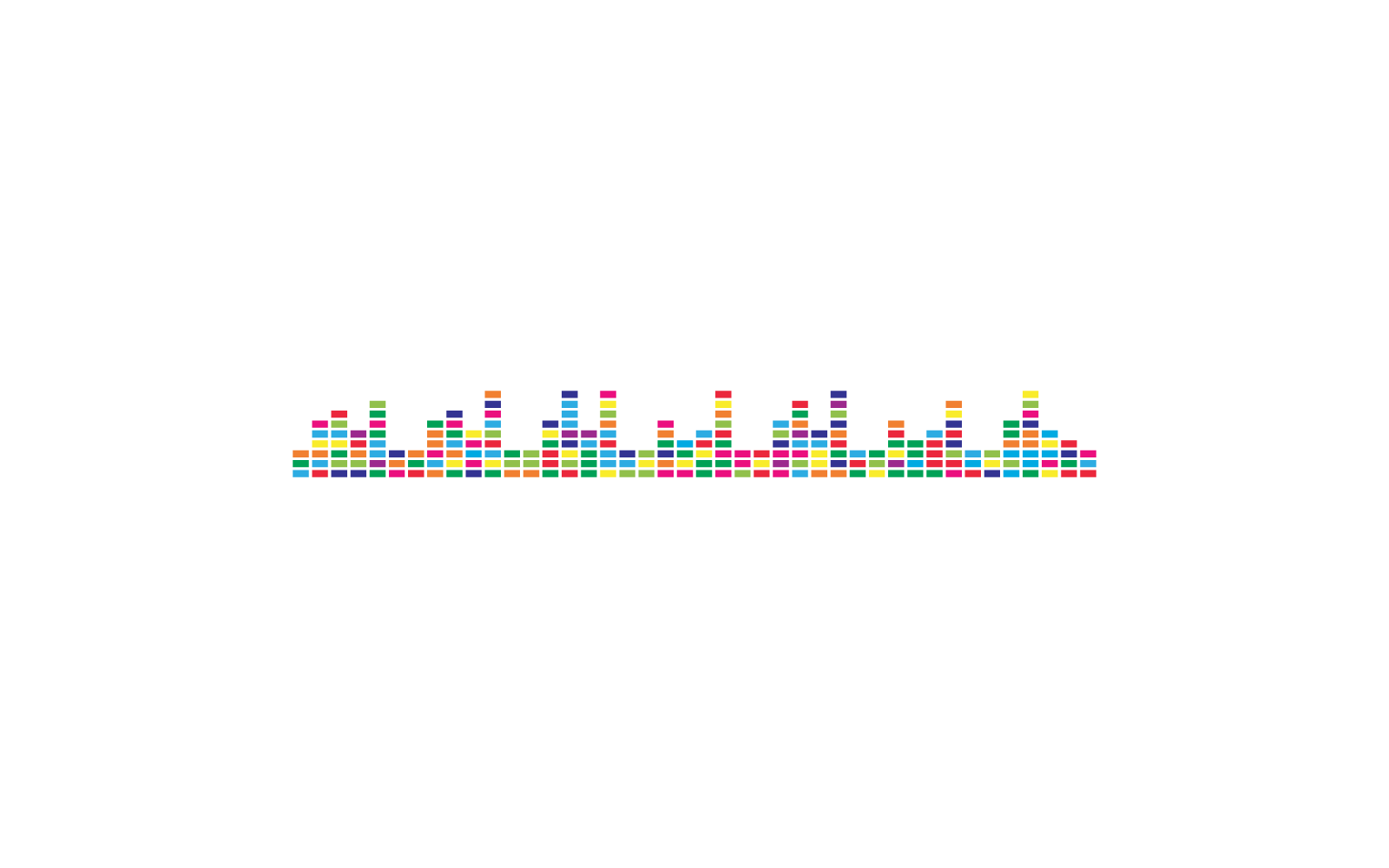 sound wave music icon vector logo template