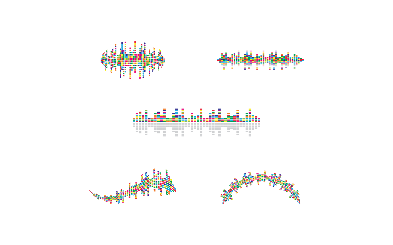 sound wave music logo icon template