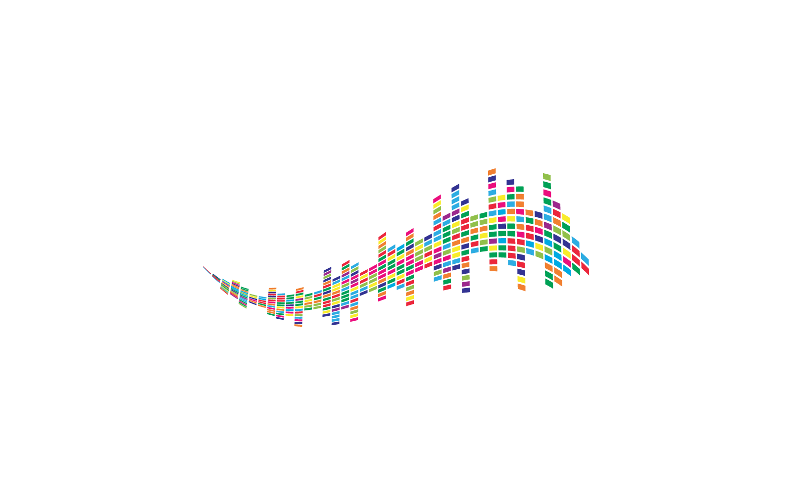sound wave music logo vector template flat design Logo Template