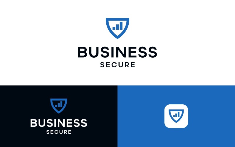 Business Accounting Protection Logo Logo Template