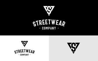 Letter S Triangle Monogram Logo