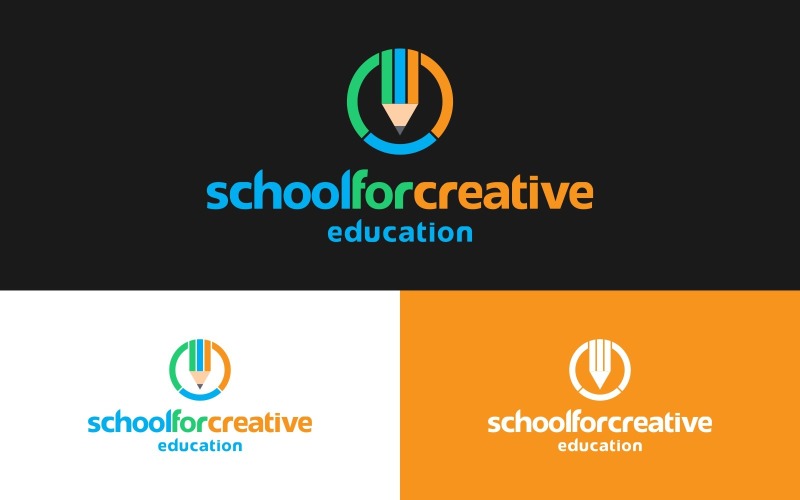 Pencil Drawing Art Creativity Logo Logo Template