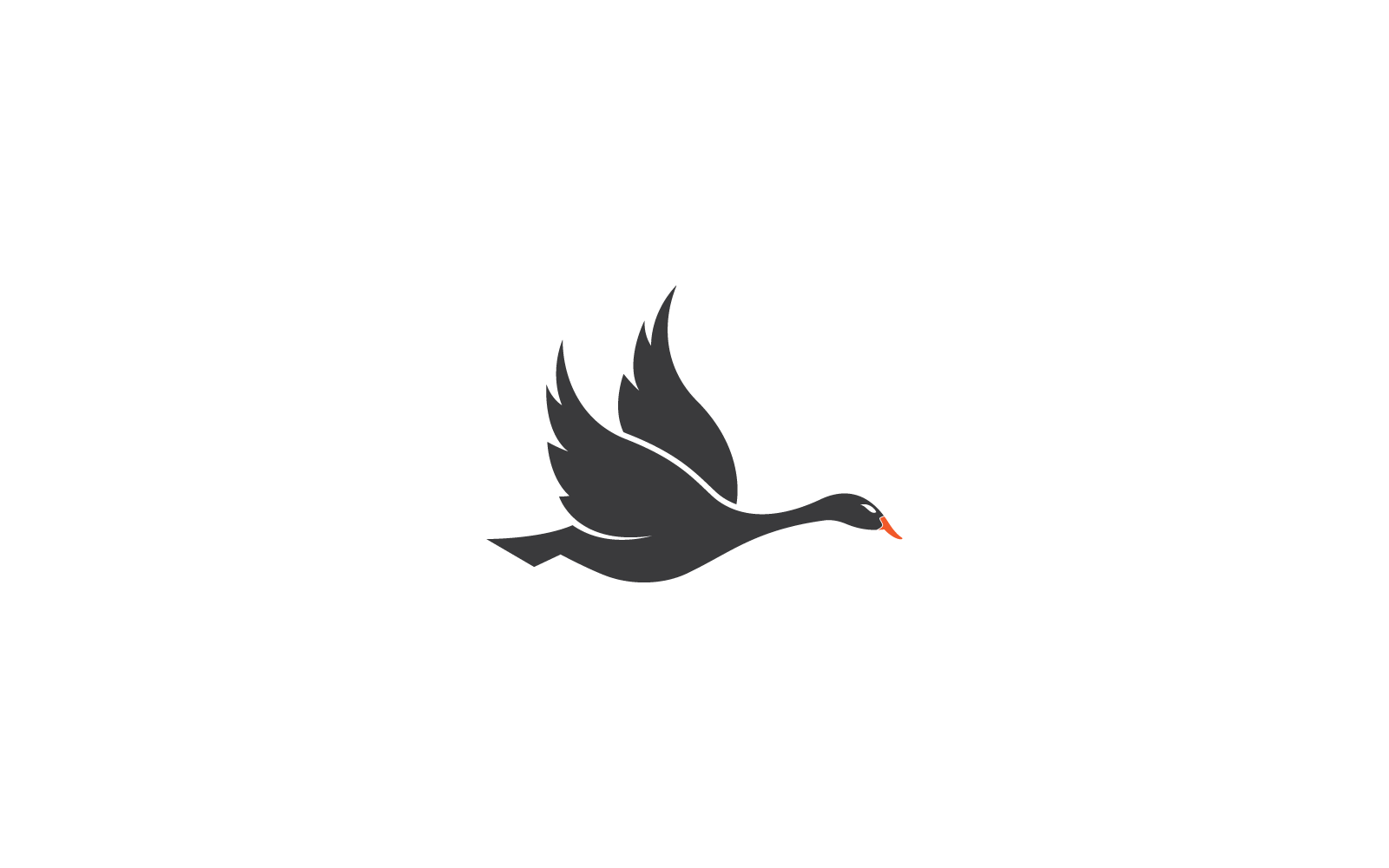 Swan logo icon illustration design