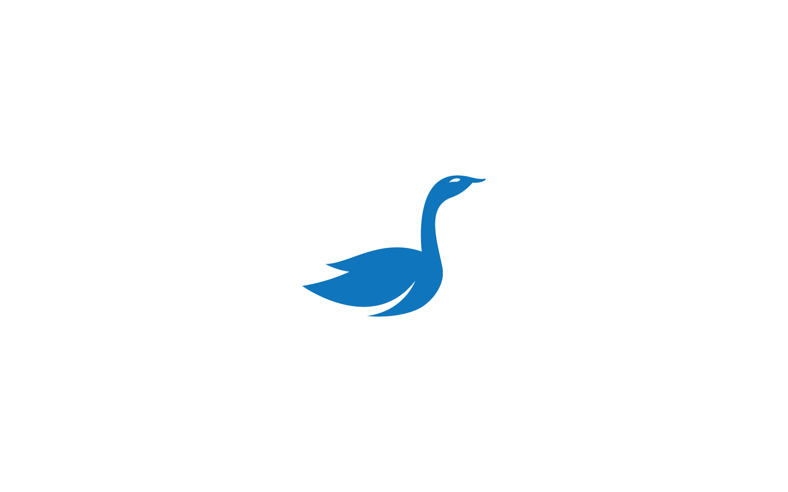 Swan logo Template vector illustration design