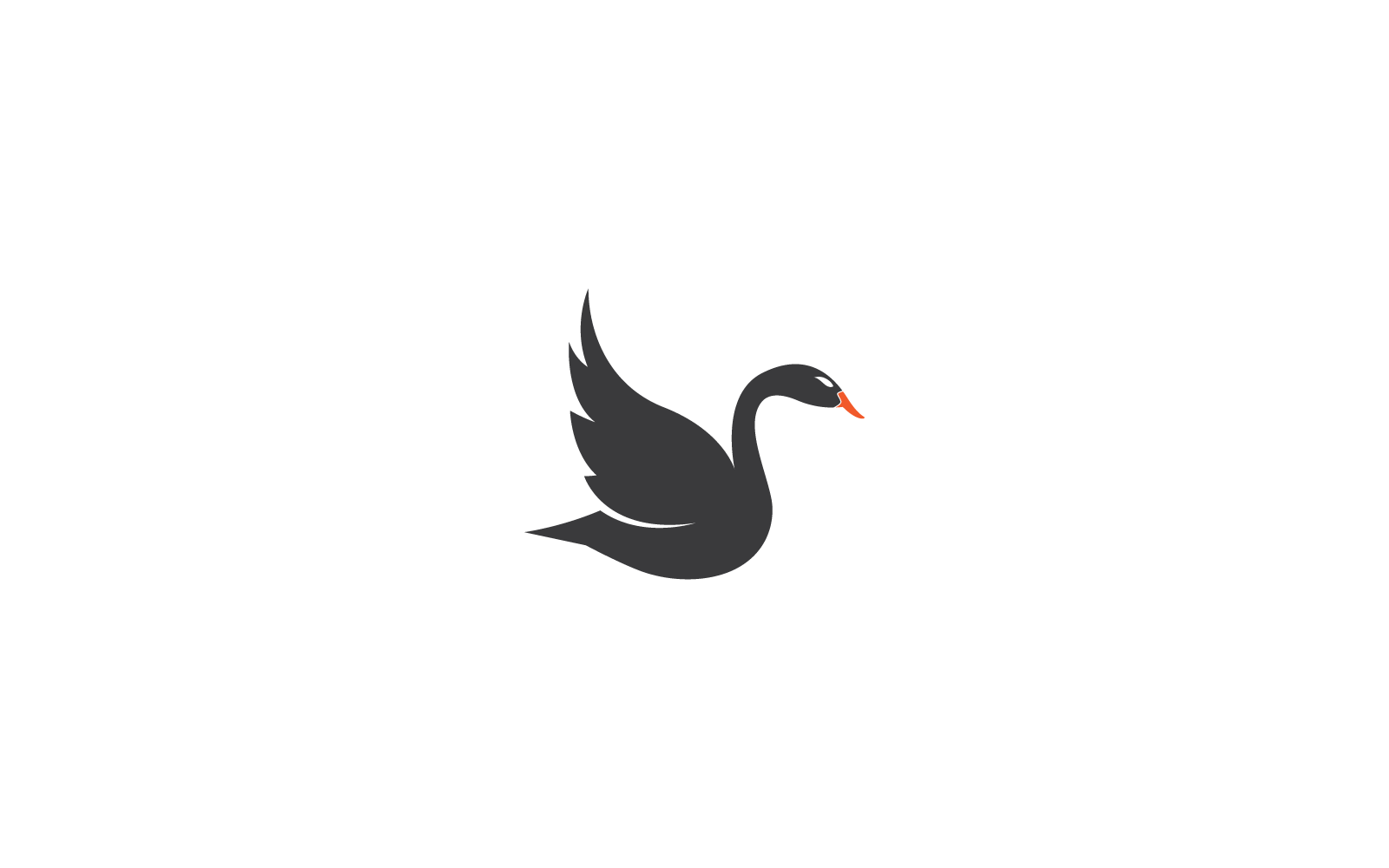 Zwaan logo vector illustratie ontwerp