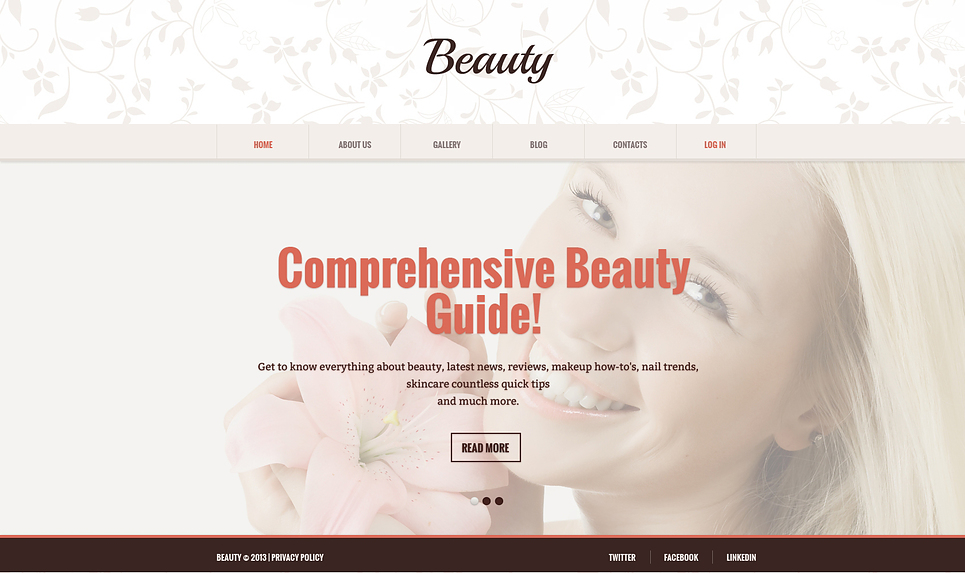Beauty Salon Responsive Joomla Template New Screenshots BIG