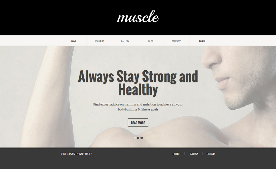 Bodybuilding Responsive Joomla Template New Screenshots BIG