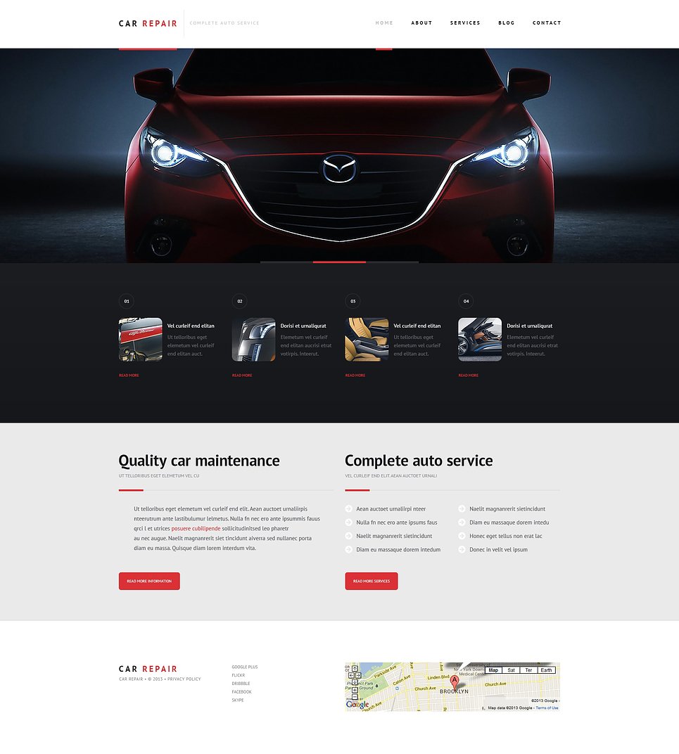 Car Repair Responsive WordPress Theme New Screenshots BIG