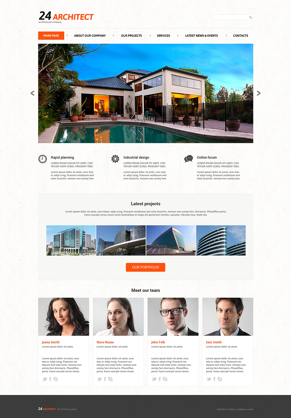 Construction Company Responsive Joomla Template New Screenshots BIG