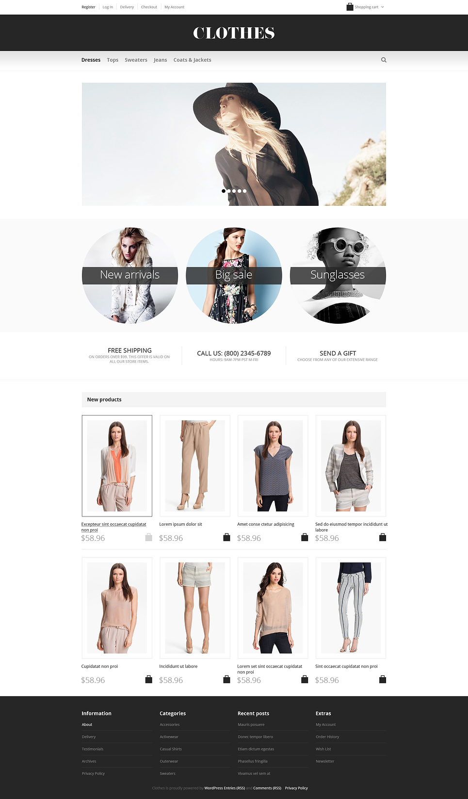 Fashionable Apparel WooCommerce Theme New Screenshots BIG