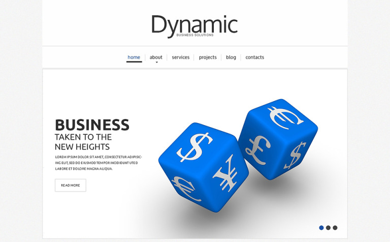 Management Company Responsive Website Theme Big Screenshot Management Company Responsive Website Template New Screenshots BIG