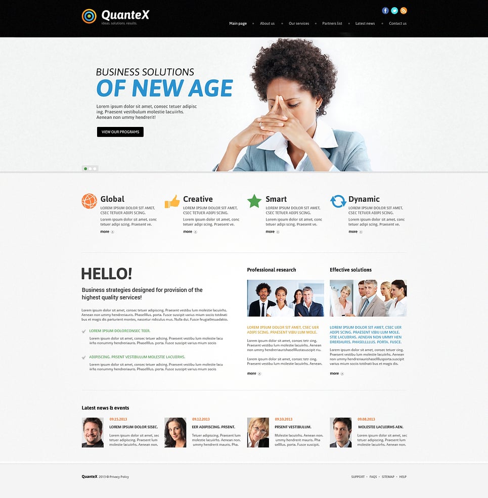 Outsourcing Company Responsive Joomla Template New Screenshots BIG