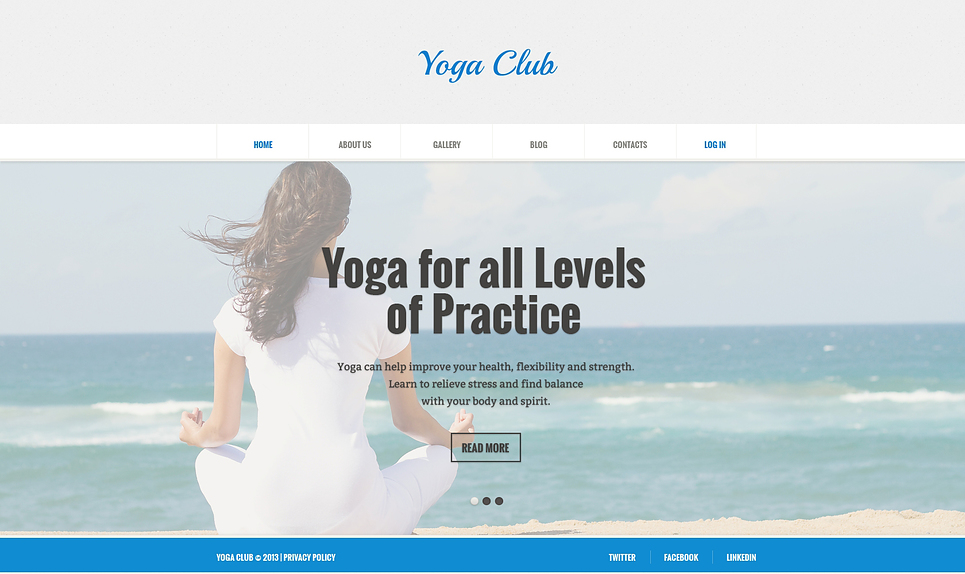 Yoga Responsive Joomla Template New Screenshots BIG