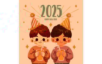 New Years Eve Celebration Illustration