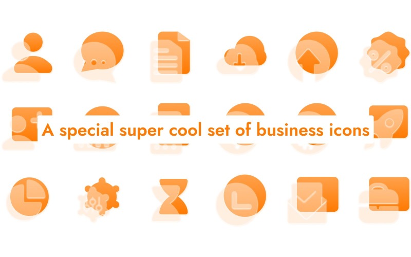 Iconic Solutions Bundle Business theme Icon Set