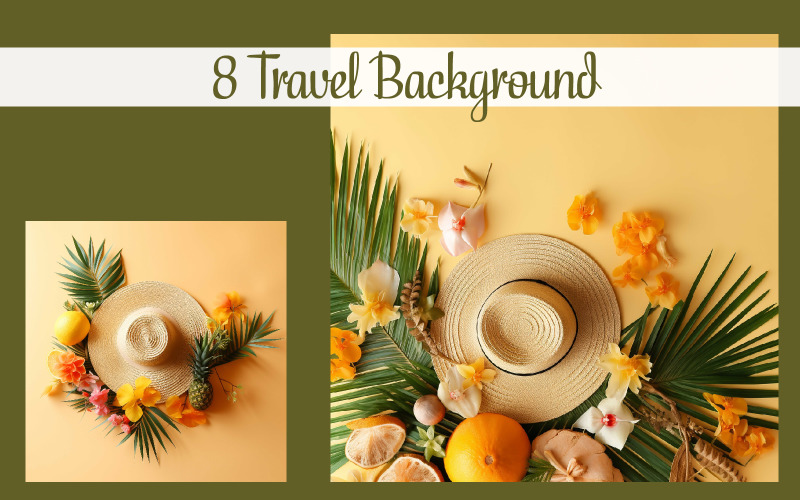 Travel Background AI Image