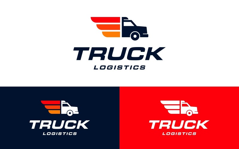 Truck Cargo Freight Logistics Logo Logo Template