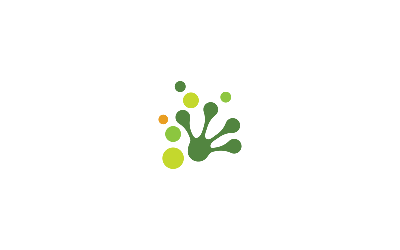 Frog Logo vector illustration flat design