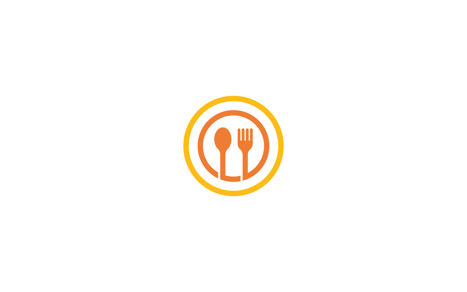 Gabel und Löffel Symbol Restaurant Logo Vektor Vorlage