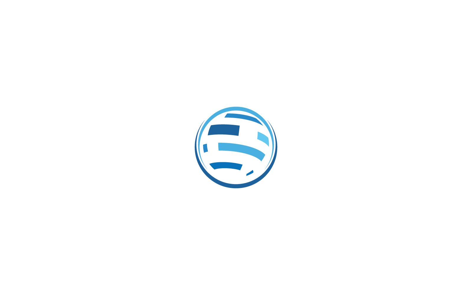 Global technology ilustration logo icon template