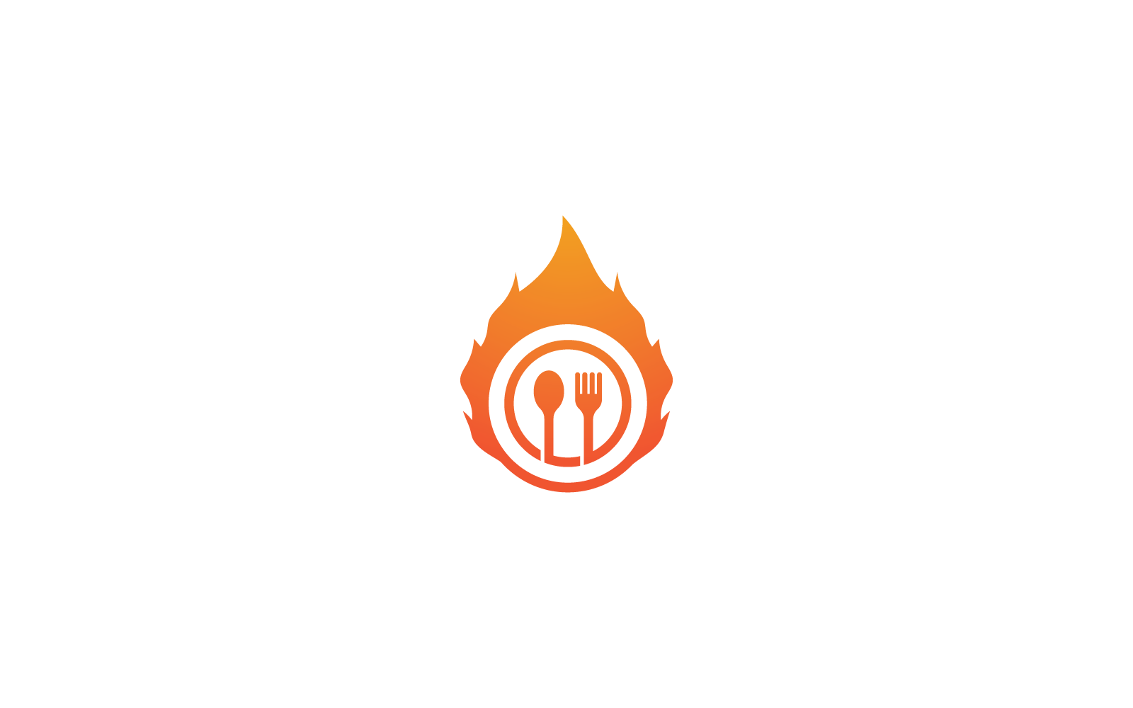 Restaurant icon logo vector ilustration design