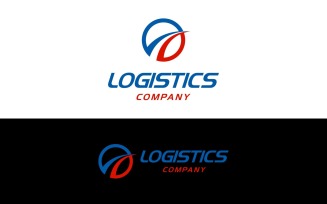 Road Way Transport Logistics Logo