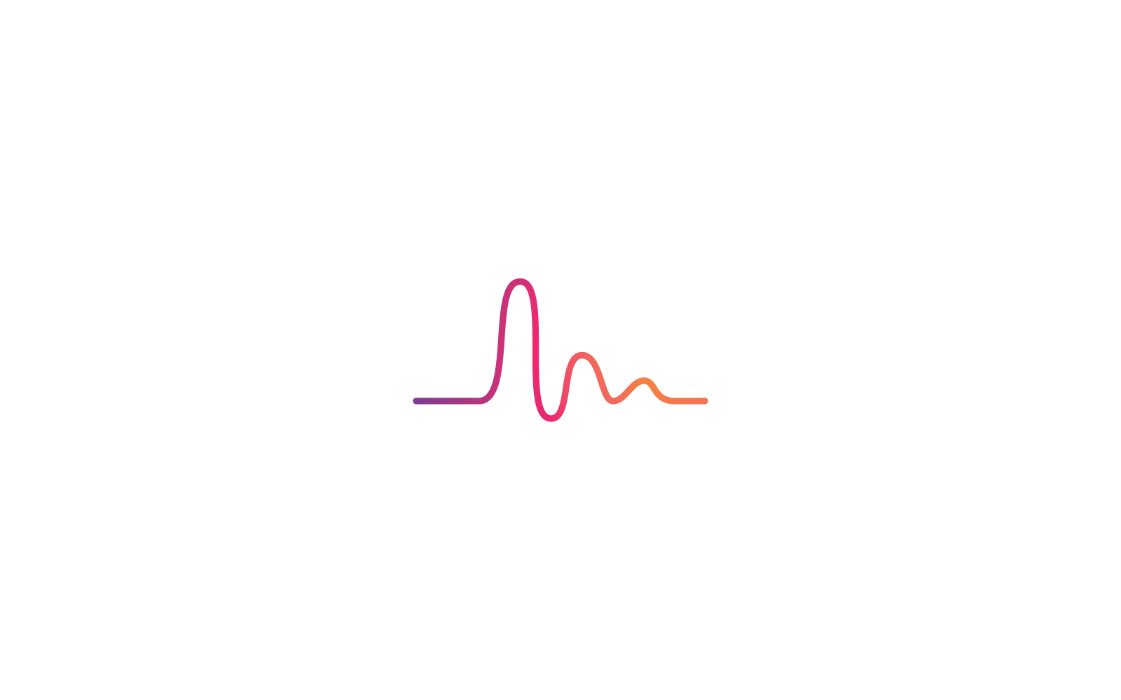 ses dalgası müzik logosu tasarım vektör şablon simgesi