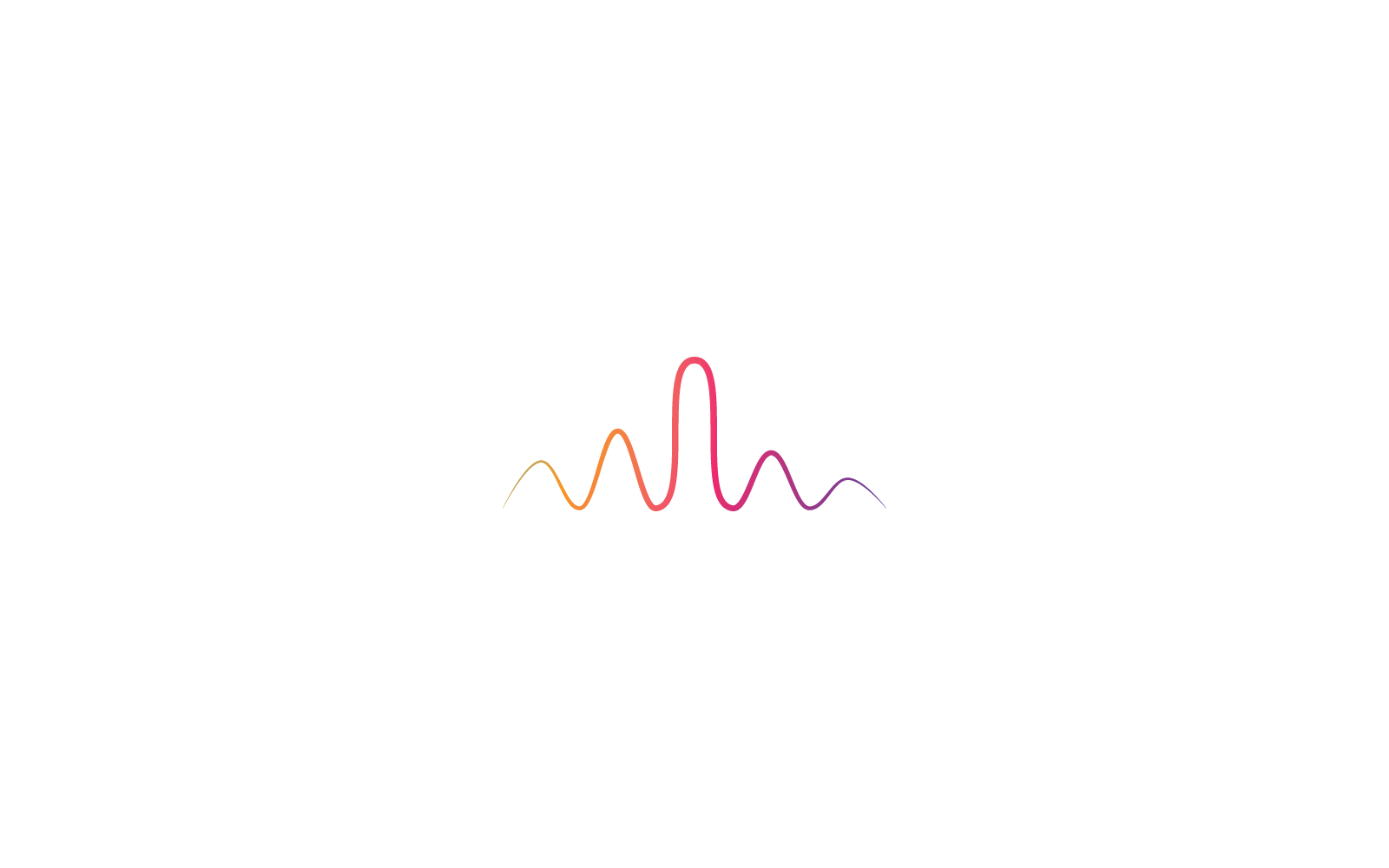 ses dalgası müzik simgesi tasarım logo vektör şablonu