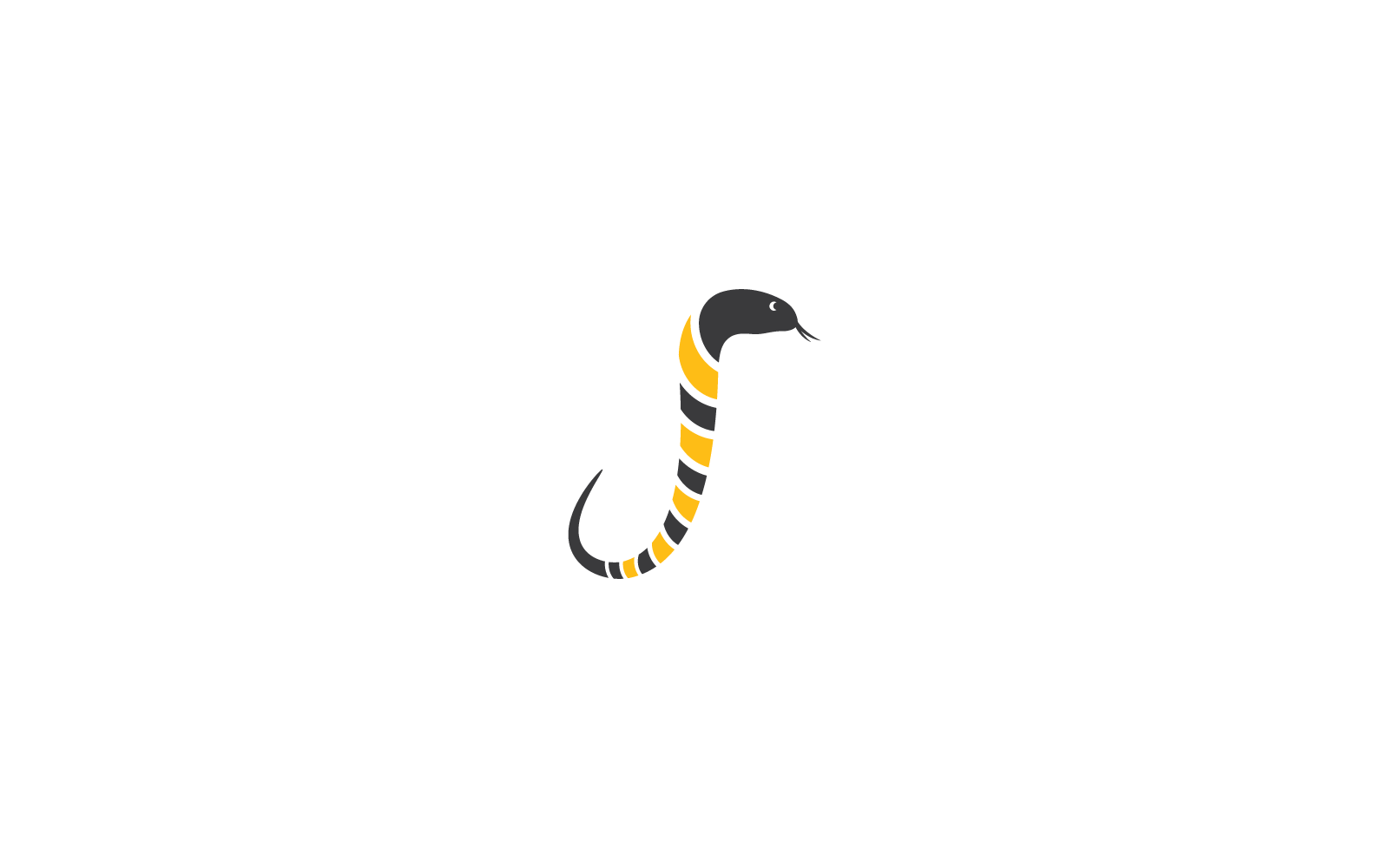 Snake logo vector icon ilustration design template