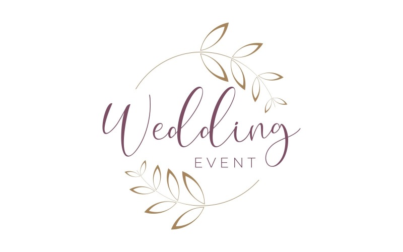 Wedding Event Organizer Logo Logo Template