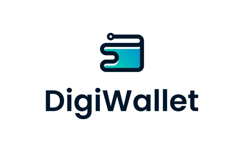 Digital Wallet Payment Tech Logo Logo Template