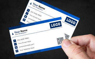 High-End Business Card PSD – Professional Front & Back Template for Executive Branding