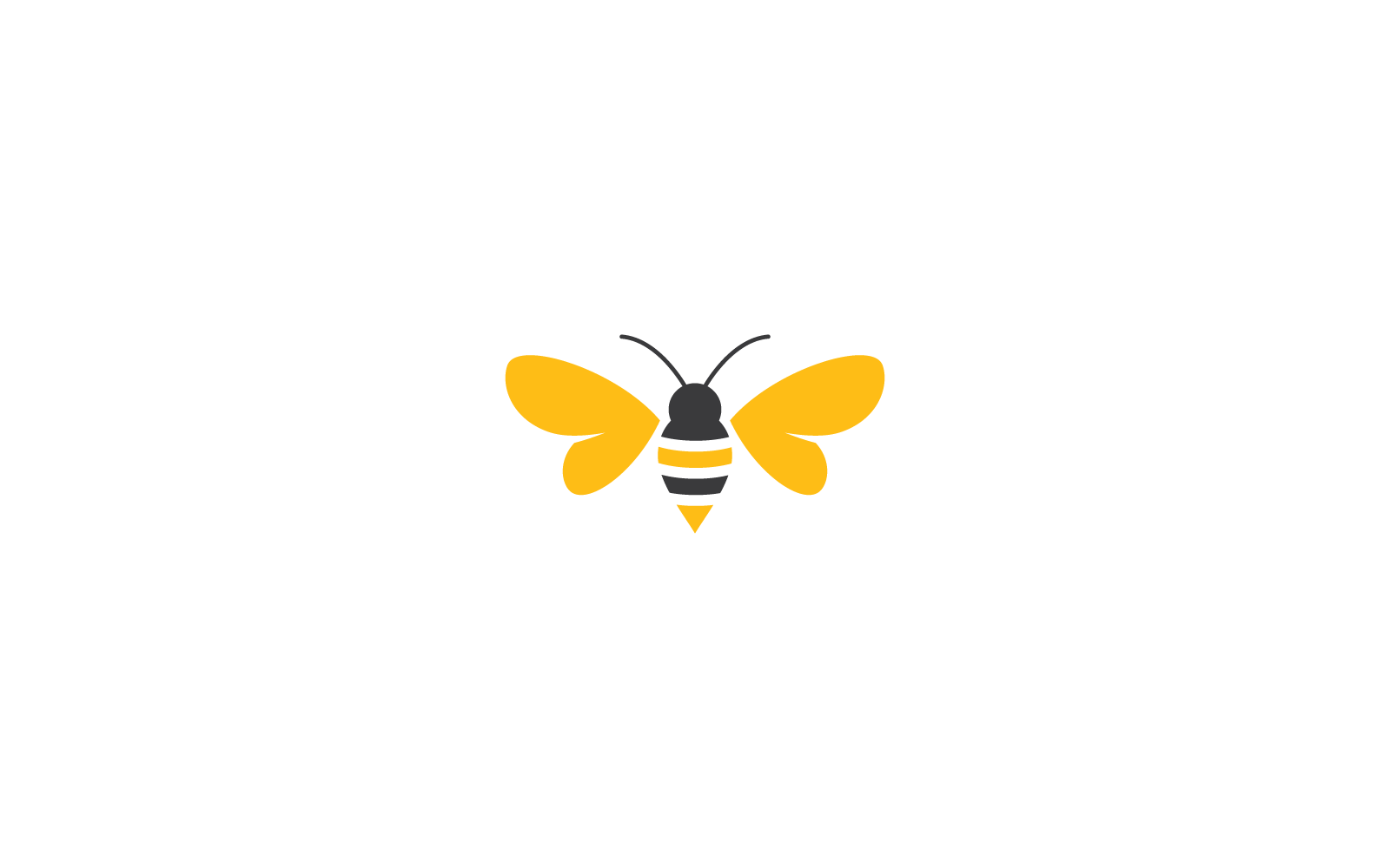Bee Logo illustration vector icon template design