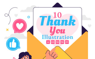 10 Thank You Illustration