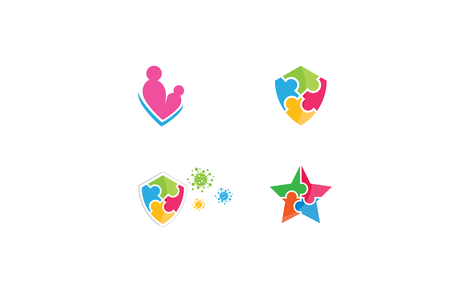 Modèle d&amp;#39;icône de vecteur de logo de communauté, de réseau et de réseau social