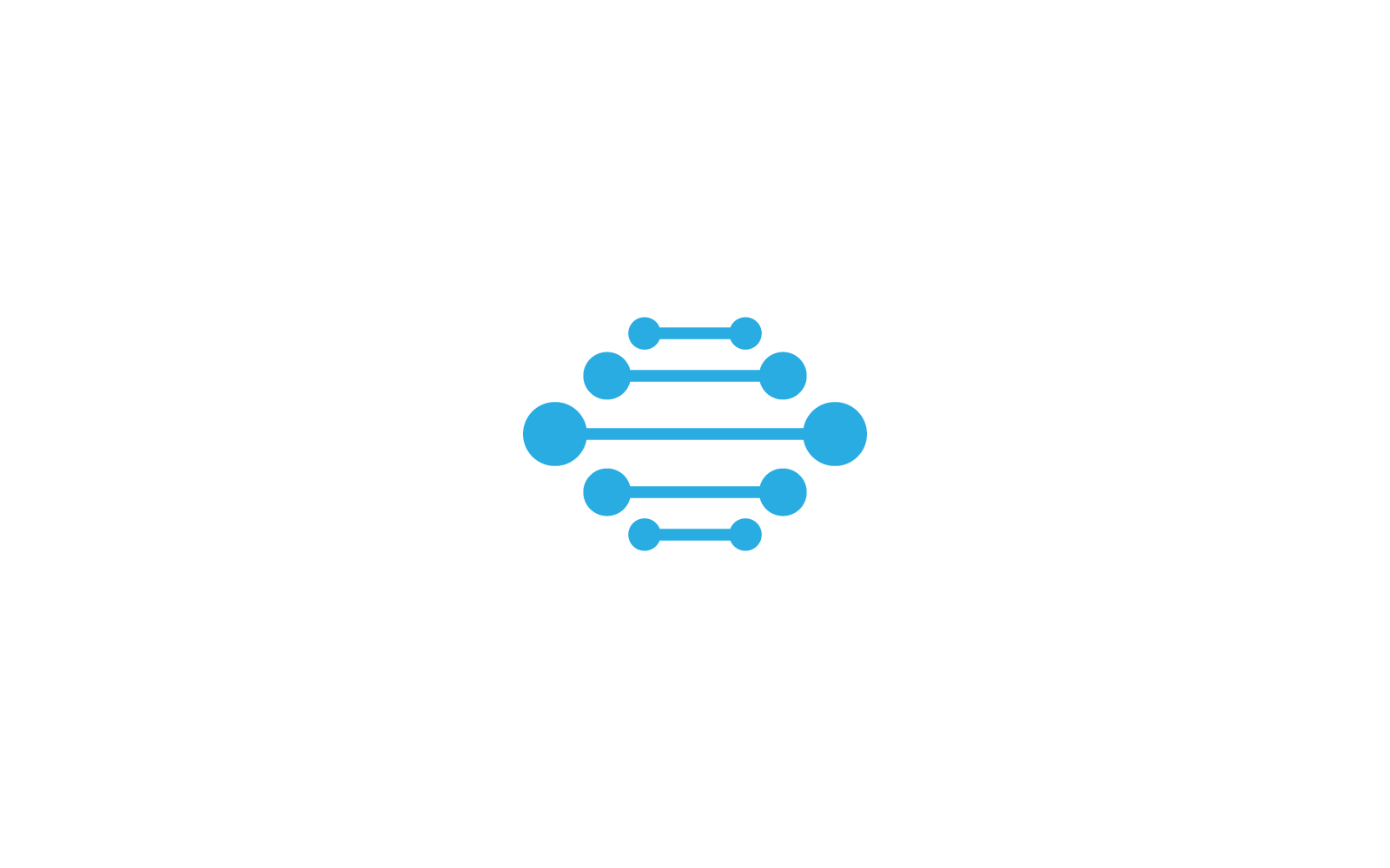 Molecule logo icon design template vector
