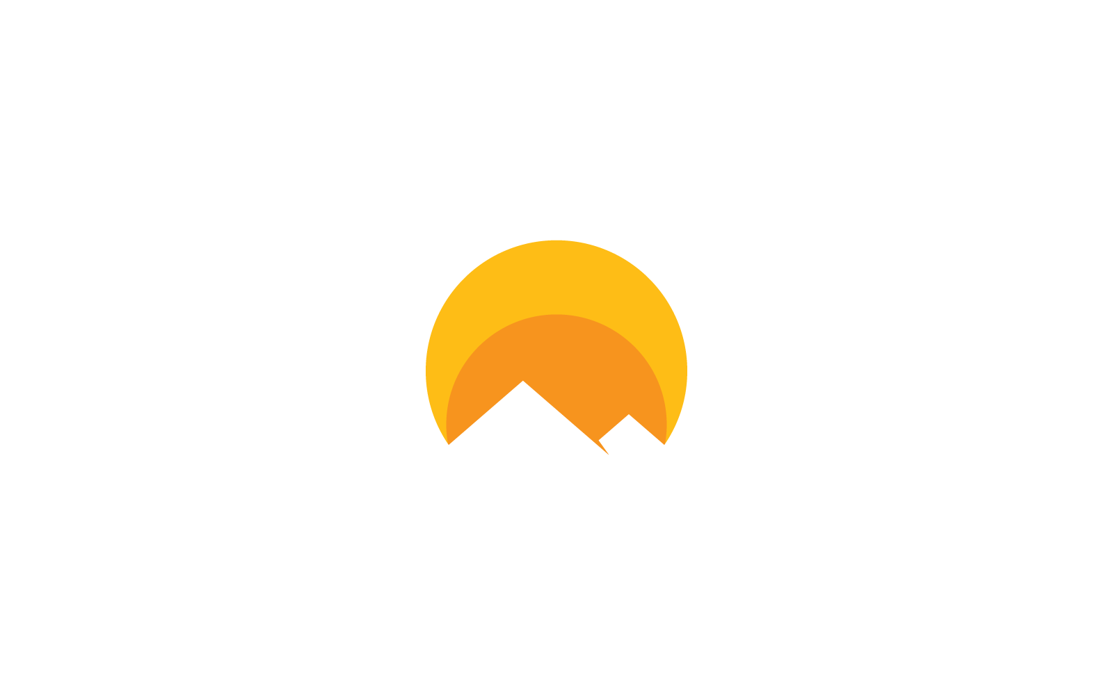 Mountain icon Logo Business Template Vector