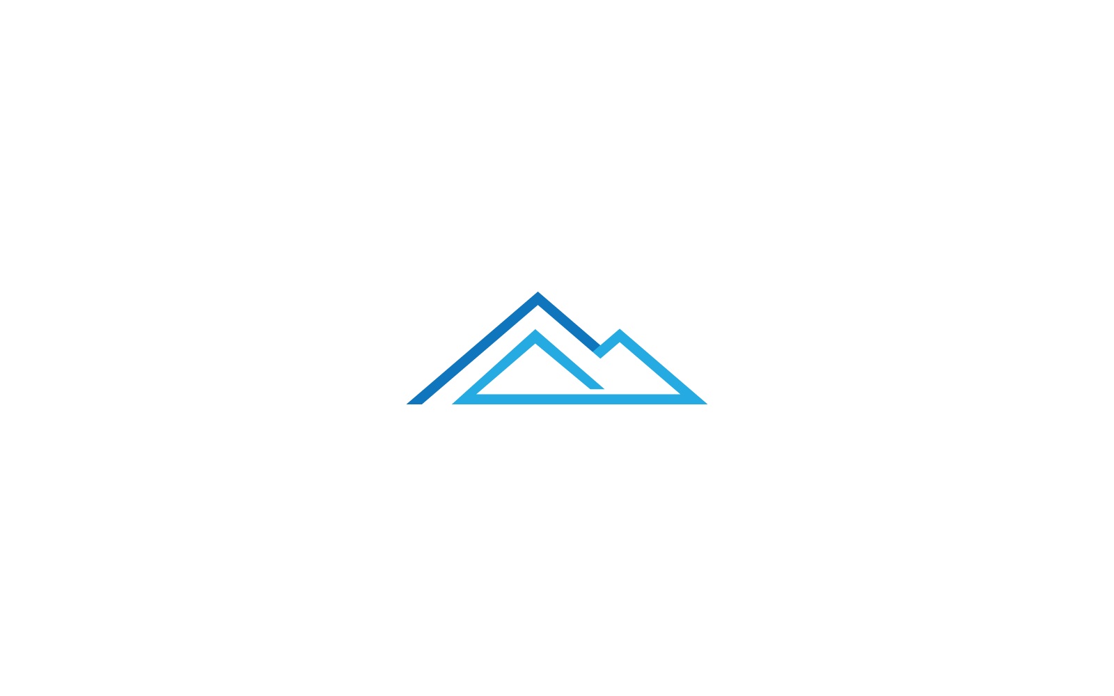 Mountain Logo Business flat design Template Vector