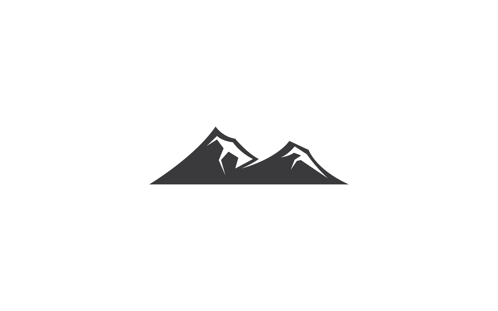 Szablon logo firmy Mountain Logo Vector ikona