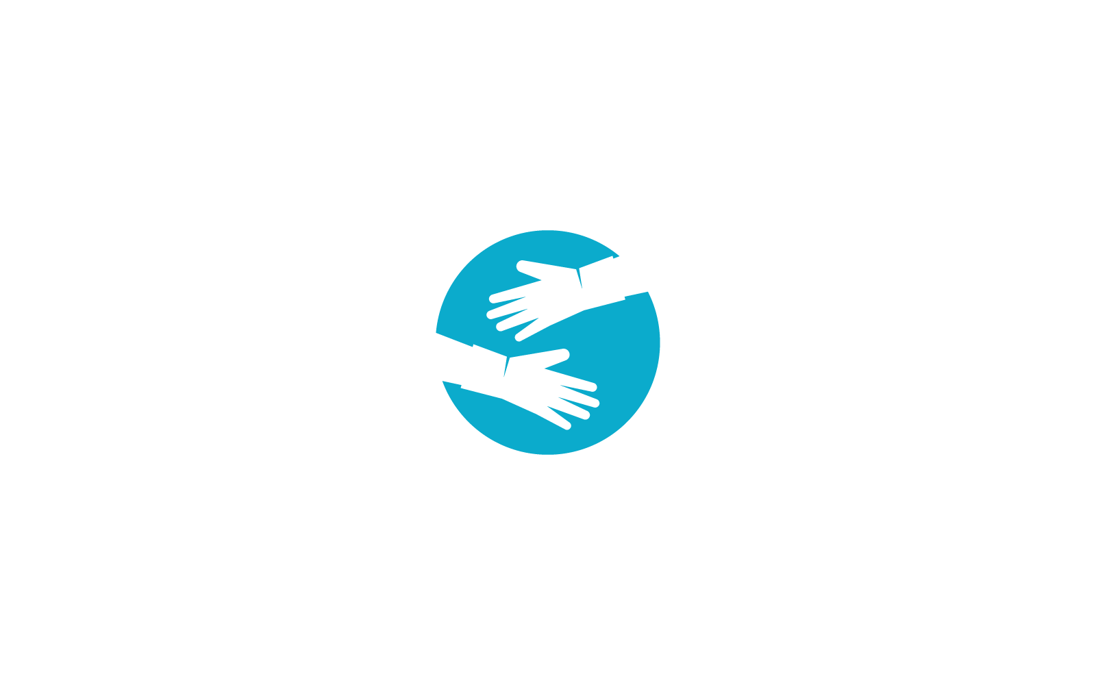 Medical safety gloves icon vector design template