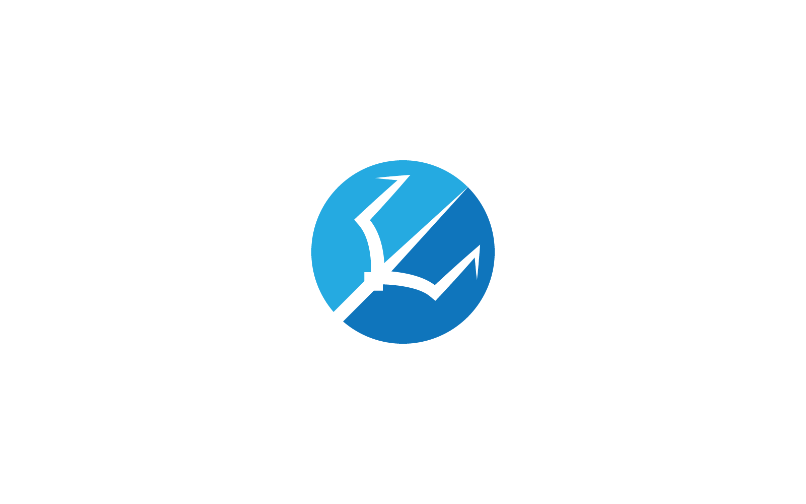 Trident design icon logo template