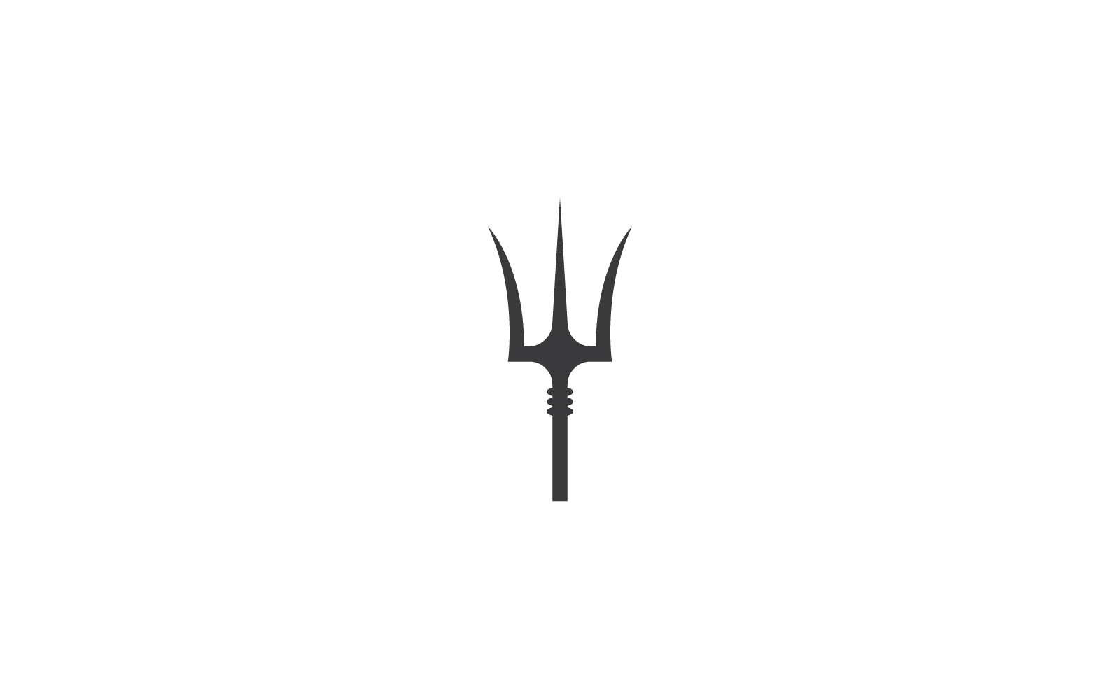 Trident Logo icon illustration design