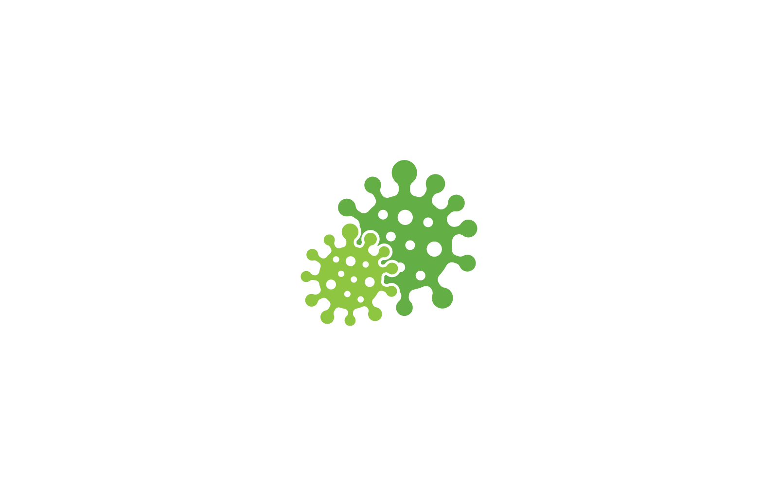 Bacterial virus vector flat design