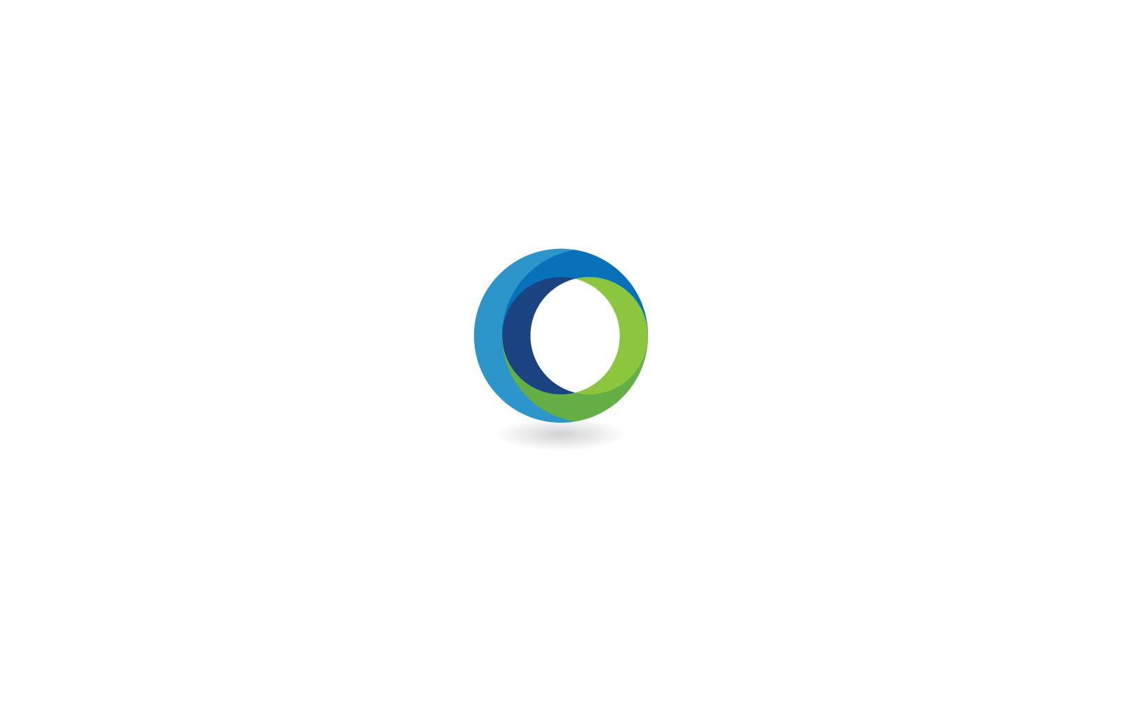 daire logo tasarım vektör simgesi çizim şablonu